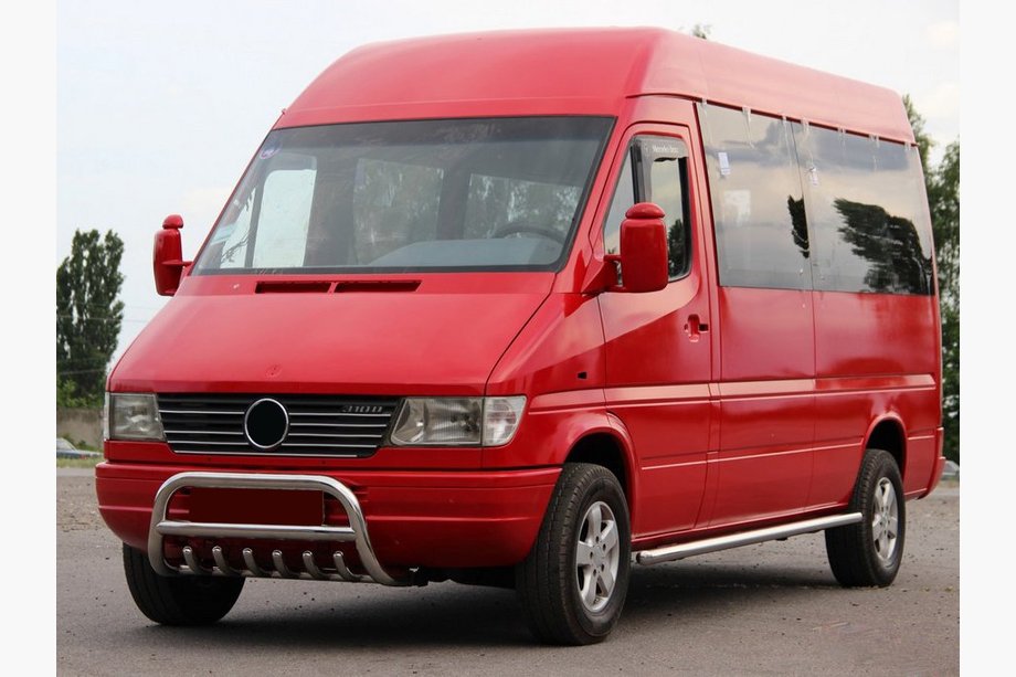 Mercedes Sprinter W901/902/903/904/905 1995–2006 Frontbåge WT008 (rostfritt stål) Image