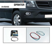Mercedes Sprinter W906 2006–2018 Dimljusramar 2013↗ (2 st, rostfritt) foto 3
