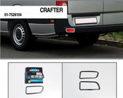 Mercedes Sprinter W906 2006–2018 Rostfria reflektorkåpor (2 st) foto 4
