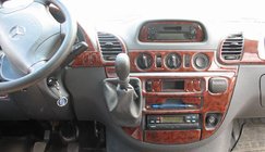 Mercedes Sprinter W901/902/903/904/905 1995–2006 (cdi, 2000-2006) Instrumentpanelsinlägg (Meric) Aluminium foto 8