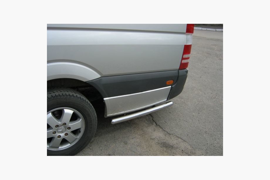 Mercedes Sprinter W906 2006–2018 Sidorör bakom bakhjulet (2 st, rostfritt) Foto 5