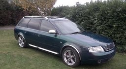 Audi A6 C5 2001–2004 Hjulhuslister (4 st, rostfritt stål) foto 1