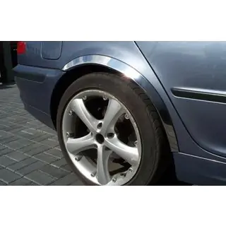 Hjulhuslister (4 st, rostfritt stål) BMW 3-serie E46 1998–2006 foto 1