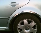 Renault Sandero 2013–2022 Hjulhuslister (4 st, rostfritt stål) 2013-2016 foto 1