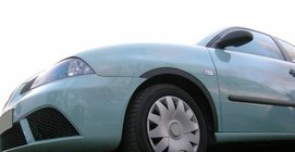 Seat Ibiza 2002–2009 Hjulhuslister (4 st, svarta) foto 1