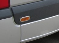 Volkswagen Crafter 2006–2016 Ramar till positionsljus (6 st, rostfritt) foto 2