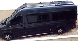 Mercedes Sprinter W906 2006–2018 Takrails Shark (svarta fötter) foto 1