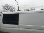 Mercedes Sprinter W906 2006–2018 Takrails DD 265 cm, krom, plastfot foto 2