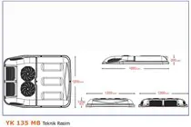 Hyundai H300, H1, Starex 2008–2020 Takmonterad luftkonditionering 13,5 kW (monoblock) foto 3