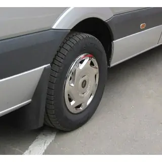 OEM hjulsidor i rostfritt stål (för enkel axel, 4 st) Mercedes Sprinter W906 2006–2018 foto 4