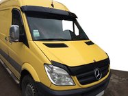 Mercedes Sprinter W906 2006–2018 Vindrutesolskärm på ram V1 (svart högglans, 5 mm) foto 1