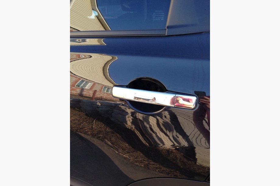 Nissan Qashqai 2007–2010 Dörrhandtagskåpor (4 st, rostfritt stål) Utan chip, Carmos – turkiskt stål Foto 4