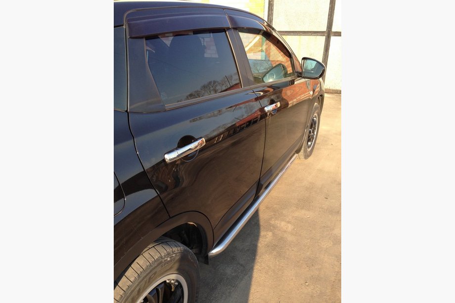 Nissan Qashqai 2007–2010 Dörrhandtagskåpor (4 st, rostfritt stål) Utan chip, Carmos – turkiskt stål Foto 5
