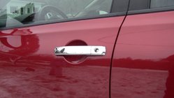 Nissan Navara 2006–2015 Dörrhandtagskåpor (4 st, rostfritt stål) foto 1