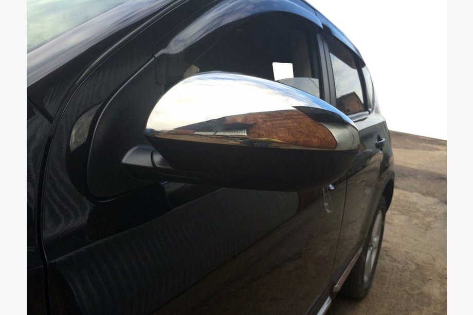 Nissan Qashqai 2007–2010 Spegelskal (2 st, rostfritt stål) Foto 11