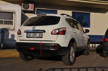 Nissan Qashqai 2007–2010 Bagagekantlist i rostfritt stål Carmos - turkiskt stål foto 2