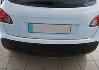 Nissan Qashqai 2007–2010 Bakre stötfångarskydd OmsaLine (rostfritt) Blank, standardbas foto 1