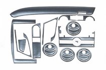 Chevrolet Aveo T250 2005–2011 Instrumentpanelinlägg (stort kit) foto 1