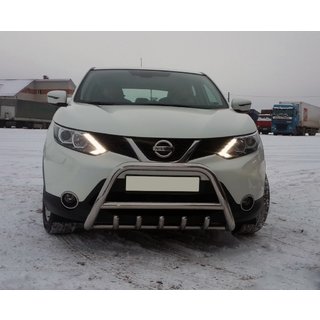 Frontbåge WT003 (rostfritt stål) Nissan Qashqai 2014–2021 foto 1