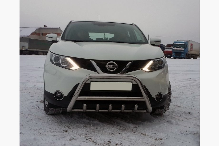 Nissan Qashqai 2014–2021 Frontbåge WT003 (rostfritt stål) Image