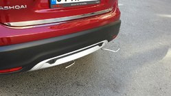 Nissan Qashqai 2014–2021 Kromlist till baklucka (rostfritt stål) OmsaLine – italienskt rostfritt stål foto 3