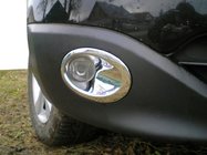 Nissan Qashqai 2007–2010 Dimljusramar med fördjupning (2 st, plast) foto 1