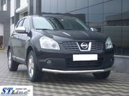 Nissan Qashqai 2007–2010 Främre skyddsbåge ST008 (rostfri) foto 3