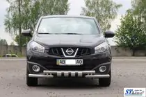 Nissan Qashqai 2010–2014 Främre skyddsbåge ST009-15 (rostfritt stål) foto 2