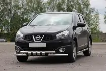 Nissan Qashqai 2010–2014 Främre skyddsbåge ST009-15 (rostfritt stål) foto 1
