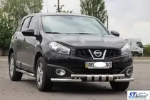 Nissan Qashqai 2010–2014 Främre skyddsbåge ST009-15 (rostfritt stål) foto 3