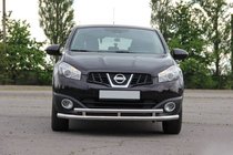 Nissan Qashqai 2010–2014 Främre dubbelbåge ST016 (rostfritt) foto 1