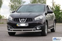 Nissan Qashqai 2010–2014 Främre dubbelbåge ST016 (rostfritt) foto 2
