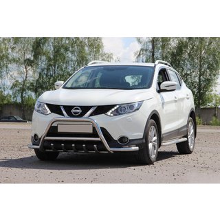 Frontbåge WT003-Plus (rostfritt stål) Nissan Qashqai 2014–2021 foto 1