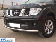 Nissan Pathfinder R51 2005–2014 Främre frontbåge ST008-1 (rostfri) foto 5