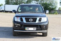 Nissan Pathfinder R51 2005–2014 Främre frontbåge ST008-1 (rostfri) foto 8