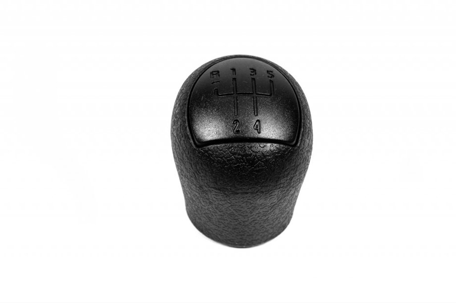 Renault Symbol 1999–2008 Växelspaksknopp 5-växlad (svart+svart) Image