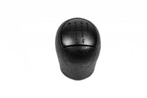 Renault Symbol 1999–2008 Växelspaksknopp 5-växlad (svart+svart) foto 1