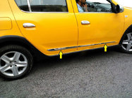 Renault Sandero 2013–2022 Dörrlister (4 st, rostfritt stål) foto 1