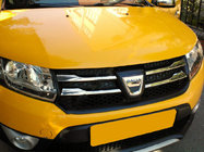 Dacia Sandero 2013–2020 Grillister i rostfritt stål, variant 2 (4 st) foto 1