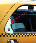 Fiat Albea 2002–2012 Kromad triangel för ruta (rostfritt stål) foto 1