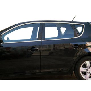 Komplett fönsterlist (rostfritt stål) Kia Ceed 2007–2012