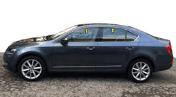Skoda Octavia III A7 2013–2019 Övre fönsterlister (4 st, rostfritt stål) foto 1