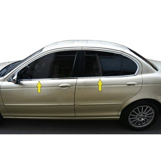 Nedre fönsterlist (rostfritt stål) Jaguar X-Type 2001–2009 foto 1