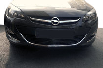 Opel Astra J 2009–2015 Skyddslist för främre stötfångare (rostfritt stål) foto 1