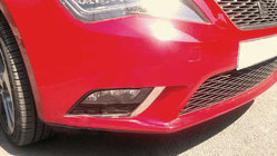 Seat Ibiza 2010–2017 Dimljusramar i rostfritt stål foto 1