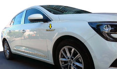 Renault Megane IV 2016–2025 Skärmbreddare 2016-2020 (rostfritt) foto 1