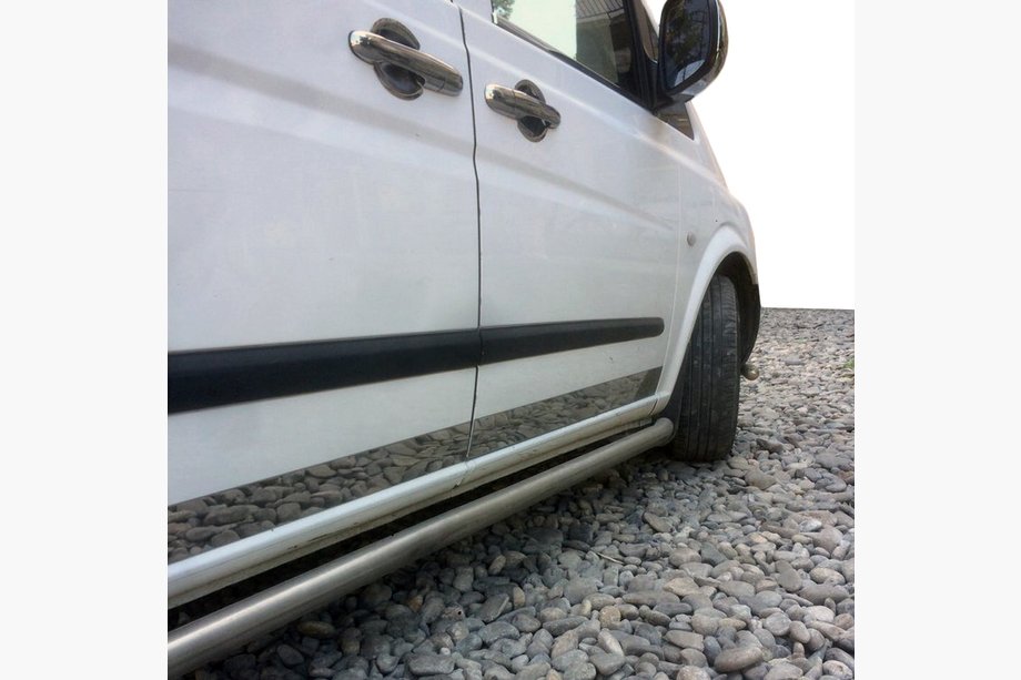 Mercedes Viano 2004–2014 Dörrkantslist (för dörrkant, 8 delar, rostfritt stål) Image