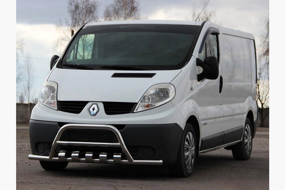 Renault Trafic 2001–2015 Frontbåge med sidobågar WT003-15 (rostfritt) Image