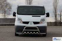 Renault Trafic 2001–2015 Frontbåge med sidobågar WT003-15 (rostfritt) foto 2