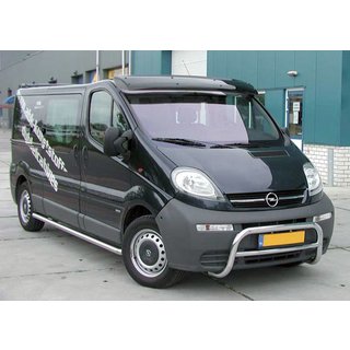 Vindrutespoiler (svart blank, 5 mm) Nissan Primastar 2002–2014 foto 2